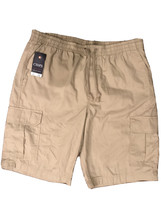 Men&#39;s &quot;Chaps&quot; B&amp;T Size LT, Hampton Khaki, Washed Poplin, Pull On, Cargo Shorts - £11.46 GBP