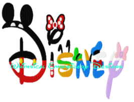 DISNEY Character Word FILLED Machine Embroidery Designs INSTANT DOWNLOAD - £3.19 GBP