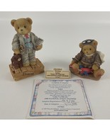 Cherished Teddies Lot Mayor Wilson T. Beary Lance Come Fly With Me Pilot... - $23.71