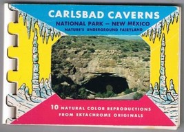 New Mexico Souvenir Photo Booklet Carlsbad Caverns National Park 10 Photos - £2.32 GBP