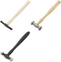 Embossing, Texturing &amp; Planishing Hammers Silversmith Jewelers Repair Tools - £39.76 GBP