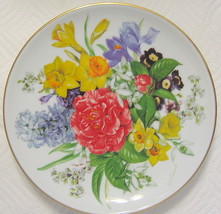 Hutschenreuther Floral Plate Frublingsmorgen Ursula Band Germany - $24.99