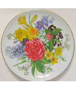 Hutschenreuther Floral Plate Frublingsmorgen Ursula Band Germany - $34.28 CAD