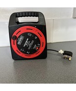 faithfull 20 m 13a 4 sockets semi enclosed cable reel 240v - $34.48