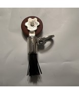 BEAU STERLING SILVER TYPEWRITER ERASER &amp; BRUSH 7/8” CHARM - $36.88 CAD