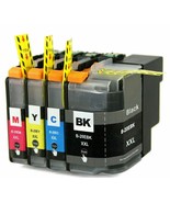 Full set 4 Pack Printer Black Color Combo Ink Cartridge for Brother LC20... - £24.76 GBP