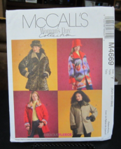 McCalls M4699 Misses Reversible Jackets &amp; Hats Pattern - Sizes XS S M - $9.89