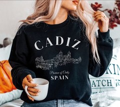 Cadiz Spain Sweatshirt,Vintage Womens Spain Crewneck sweater,Spanish Andalusia U - £35.69 GBP