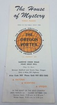 Vtg. 1960 Oregon Vortex The House of Mystery Travel Brochure - $18.76