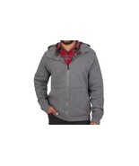 Coleman Men&#39;s Medium Sweatshirt Hoodie Jacket Fleece Lined Gray Full Zip... - $40.64 CAD