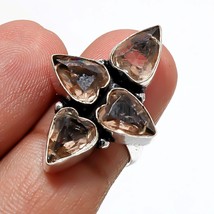 Morganite Handmade Fashion Ethnic Gifted Ring Jewelry 6.25&quot; SA 6184 - £4.14 GBP