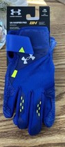 NWT, Under Armour Batting Gloves Harper Pro 21 Strap Premium Elite Blue ... - $35.63