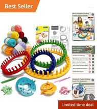 Quick &amp; Easy 23PCS Loom Knitting Kit - Perfect for Beginners and Family Fun - $53.41