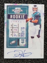 2020 Jalen Hurts Eagles QB Autograph Rookie Card. Reprint Mint Condition  - £1.79 GBP