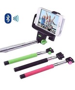 Blue: Black - Selfie Bluetooth Monopod Stick for your smartphone or camera - €35,88 EUR