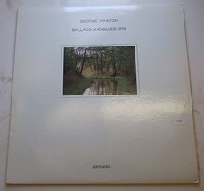 Vintage &quot;George Winston Ballads And Blues 1972&quot;Vinyl 12&quot;Lp Album Records Old Vtg - £9.23 GBP