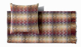 Missoni Home Montgomery Throw Blanket - Color 160 - Zig Zag Stripe Design - £312.86 GBP