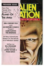 ALIEN NATION THE SPARTANS #1 PINK OVERLAY COVER (ADVENTURE 1990) - £1.85 GBP