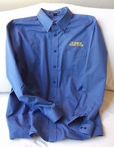 MENS UC DAVIS LONG SLEEVE DRESS SHIRT (BLUE) SIZE LARGE-AGGIES-CLOTHING-... - $9.50