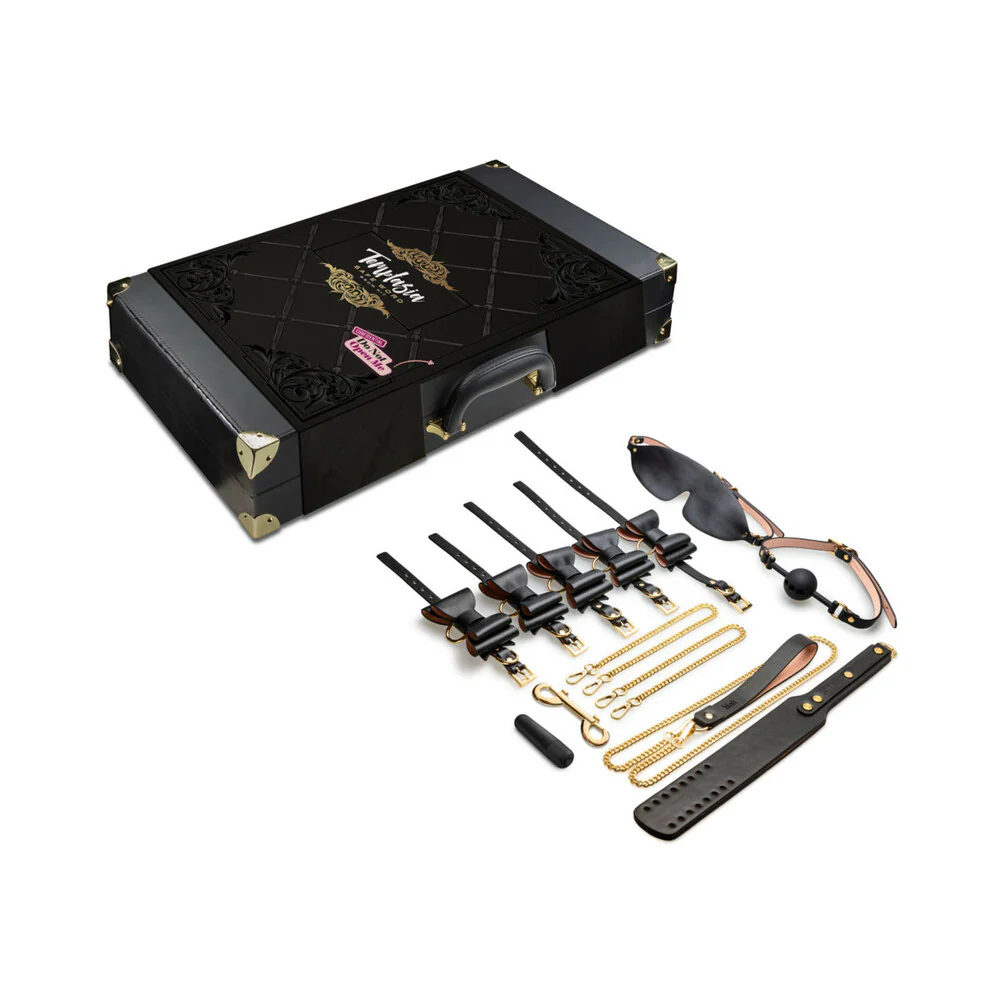 Blush Temptasia Safe Word 10-Piece Bondage Kit with Suitcase - $4,867.60 MXN