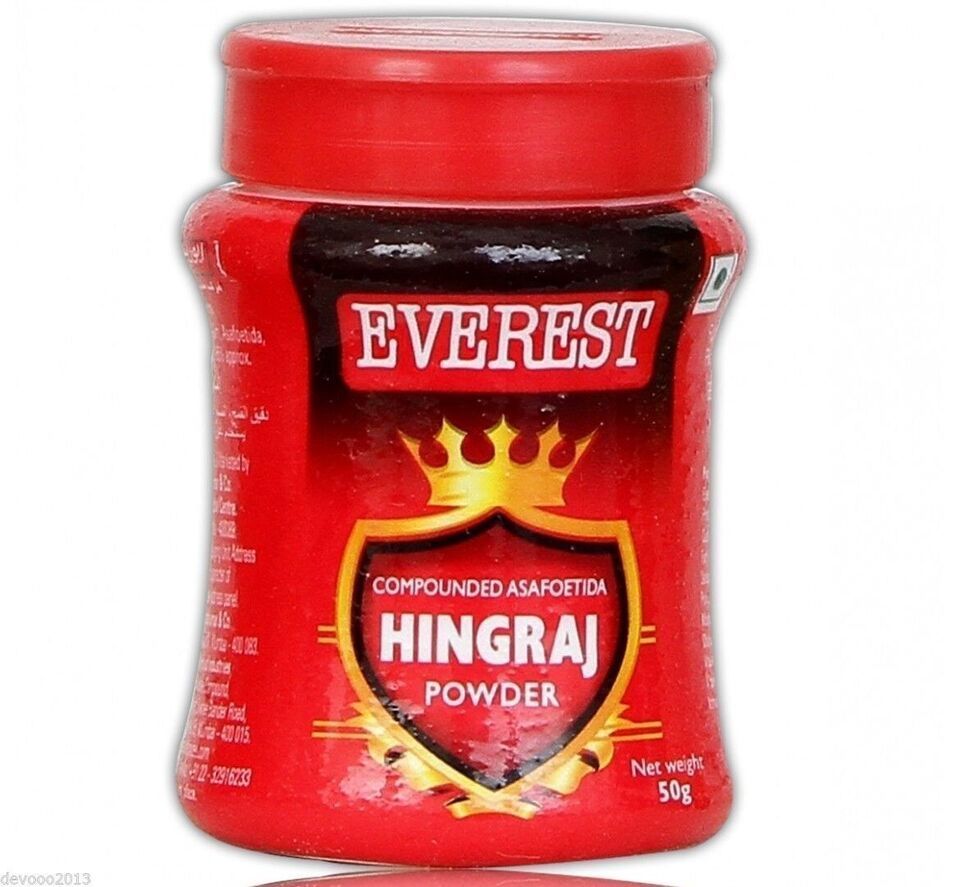 Primary image for Everest Hingraj Asafoetida Powder 50 grams 1.76 oz pack Hing Heeng strong aroma