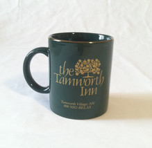 Tamworth Inn New Hampshire coffee cup dark green mug with gold graphics - $2.00