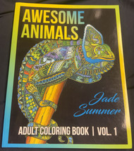 New Adult Coloring Books: Awesome Animals Vol 1 - £7.46 GBP