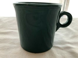 Dark Green Juniper Fiesta Coffee Mug in Mint Condition - £12.63 GBP