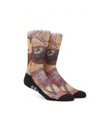 MEN'S GUYS "NEW" FUN AT CHUCK'S HOUSE BEAR CREW SOCKS NEW $12 MULTI COLOR SOCKS - £7.98 GBP