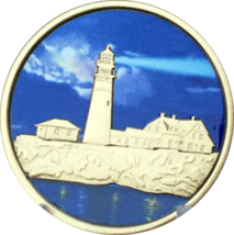 Fog Light Prayer Color Light House AA Medallion Bronze Foglight Sobriety Chip Re - £7.97 GBP