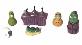 Veggie Tales Dave &amp; The Giant Pickle Playset Vtg 1998 Figures - £52.46 GBP