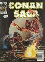 Conan Saga 32 Marvel Comic Book Magazine Dec 1989 - £1.59 GBP