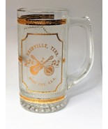 Nashville Tennessee Music City USA Culver 22kt Glass Beer Mug - £15.63 GBP