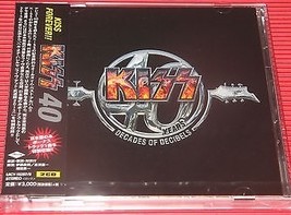 Kiss 40 Years Decades Of Decibels Japan 2 Cd Set Bonus Track - £28.03 GBP