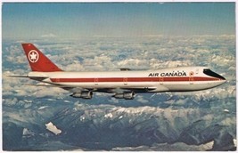 Postcard Air Canada Boeing 747 Airplane  - £3.89 GBP