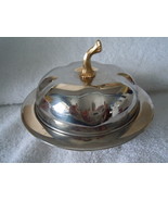 Moxbeck Silver Plated Apple Shaped Relish/ Jam Server Made in Italy - £3.98 GBP