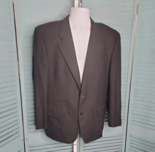 Joseph Abboud For Nordstrom 2 Button Blazer Suit Jacket ~ Sz 46 ~ Black ... - $62.99
