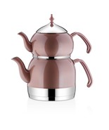 Korkmaz A226-02 Rena Glitter Turkish Teapot Set for Stovetop 18/10 Stain... - $94.96 CAD