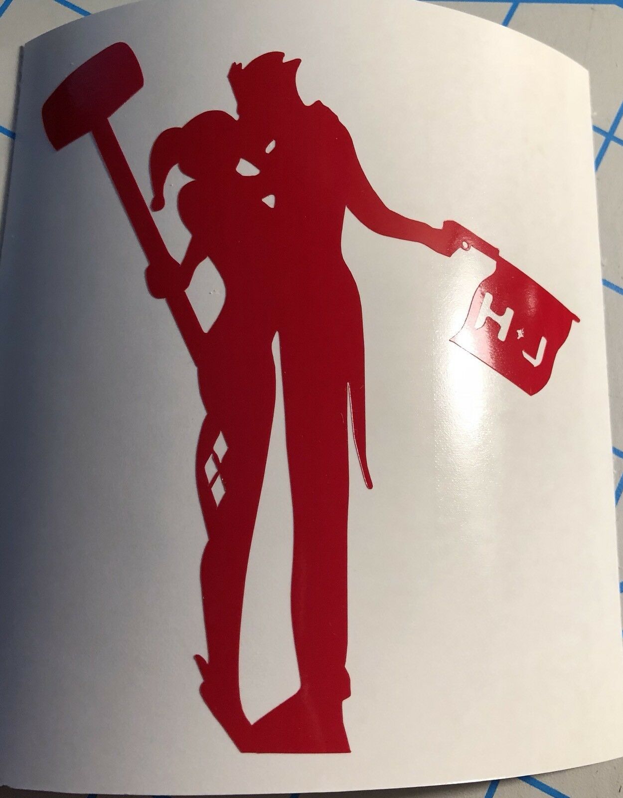 Suicide Squad Harley Quinn Love Silhouette  DECAL Sticker Joker  Katana Batman