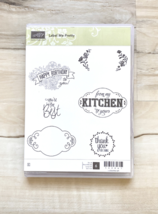 Stampin&#39; Up Label Me Pretty Stamp Set, gently used, 6 stamp set, art jou... - $17.41 CAD