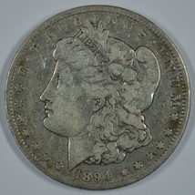 1894 O Morgan circulated silver dollar - VG details  - £45.46 GBP