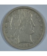 1898 P Barber circulated silver quarter - AU details - £79.75 GBP