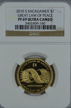 2010 S Sacagawea Proof dollar NGC PF 69 Ultra Cameo - $14.00