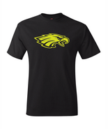 Philadelphia Eagles Black &amp; Neon/Fluorescent &quot;Volt&quot; Yellow Logo Tee All ... - $397.30 MXN+