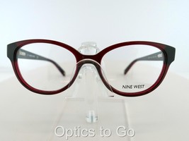 Nine West Nw 5101 (602) Burgundy 51-16-135 Petite Ladies Eyeglass Frame - £18.66 GBP