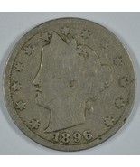 1896 Liberty Head circulated nickel  - £14.12 GBP