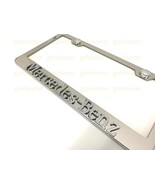 3D Mercedes-Benz Badge Emblem Stainless Steel Chrome Metal License Plate... - $26.44