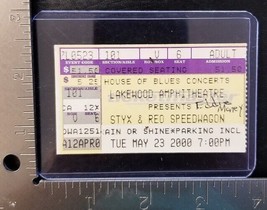 STYX / REO SPEEDWAGON - VINTAGE MAY 23, 2000 USED CONCERT TICKET STUB - £7.89 GBP