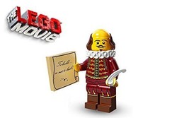 TAKARA TOMY LEGO Minifigures LEGO Movie Series 71004 wordsmith William Shakes... - £18.39 GBP