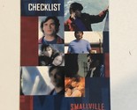 Smallville Season 5 Trading Card  #90 Tom Welling Checklist - £1.56 GBP